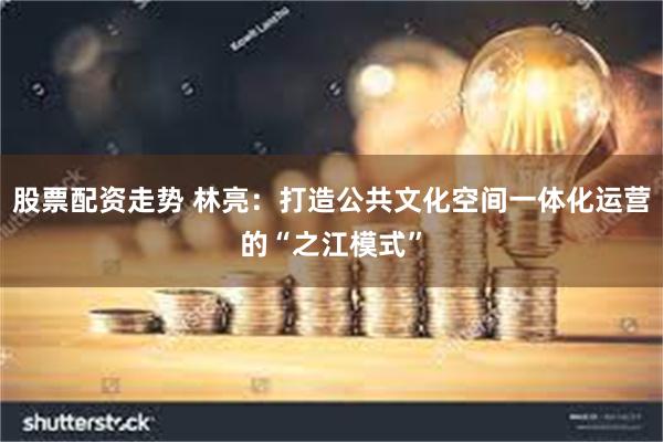 股票配资走势 林亮：打造公共文化空间一体化运营的“之江模式”