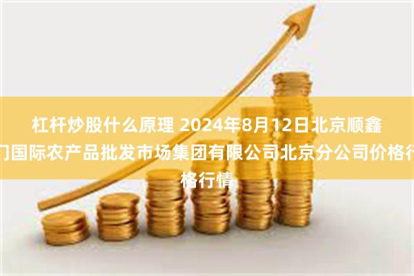 杠杆炒股什么原理 2024年8月12日北京顺鑫石门国际农产品批发市场集团有限公司北京分公司价格行情