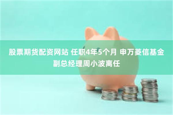 股票期货配资网站 任职4年5个月 申万菱信基金副总经理周小波离任