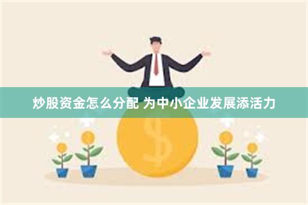 炒股资金怎么分配 为中小企业发展添活力